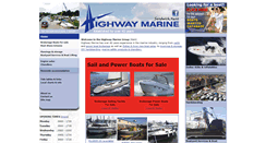 Desktop Screenshot of highwaymarinegroup.co.uk